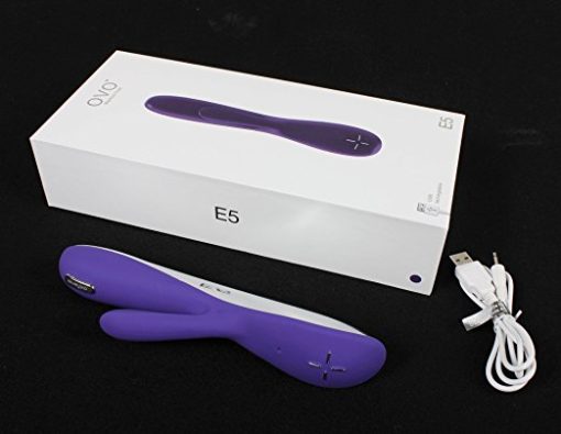 OVO e5 rechargeable vibrator violet