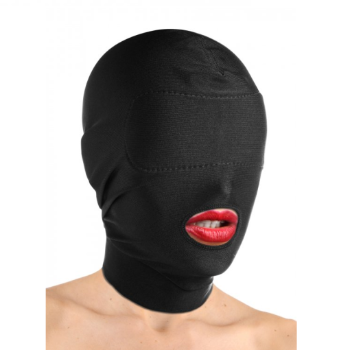 Disguise Open Mouth Hood with Padded Blindfold