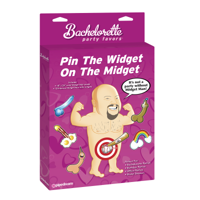 Bachelorette Party Favors Pin the Widget on the Midget