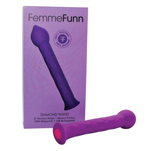 Femme Funn Diamond Wand - Purple