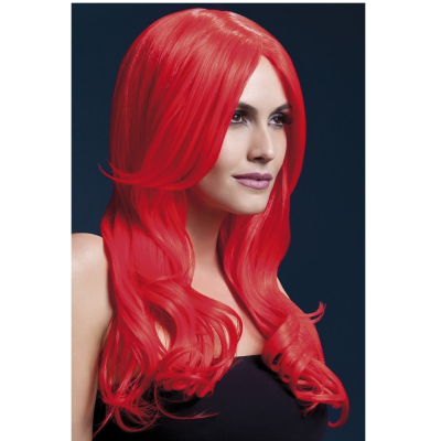 Neon Red Fever Khloe Wig