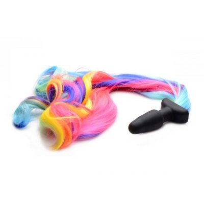 AF641 Tail Pony Rainbow